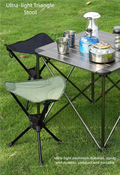 Nura Nest Portable Folding Rotating Outdoor Stool