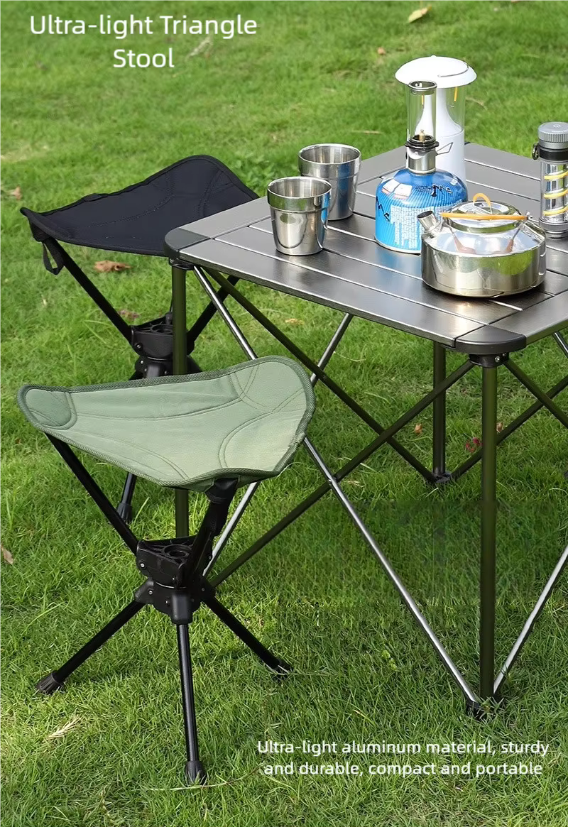Nura Nest Portable Folding Rotating Outdoor Stool